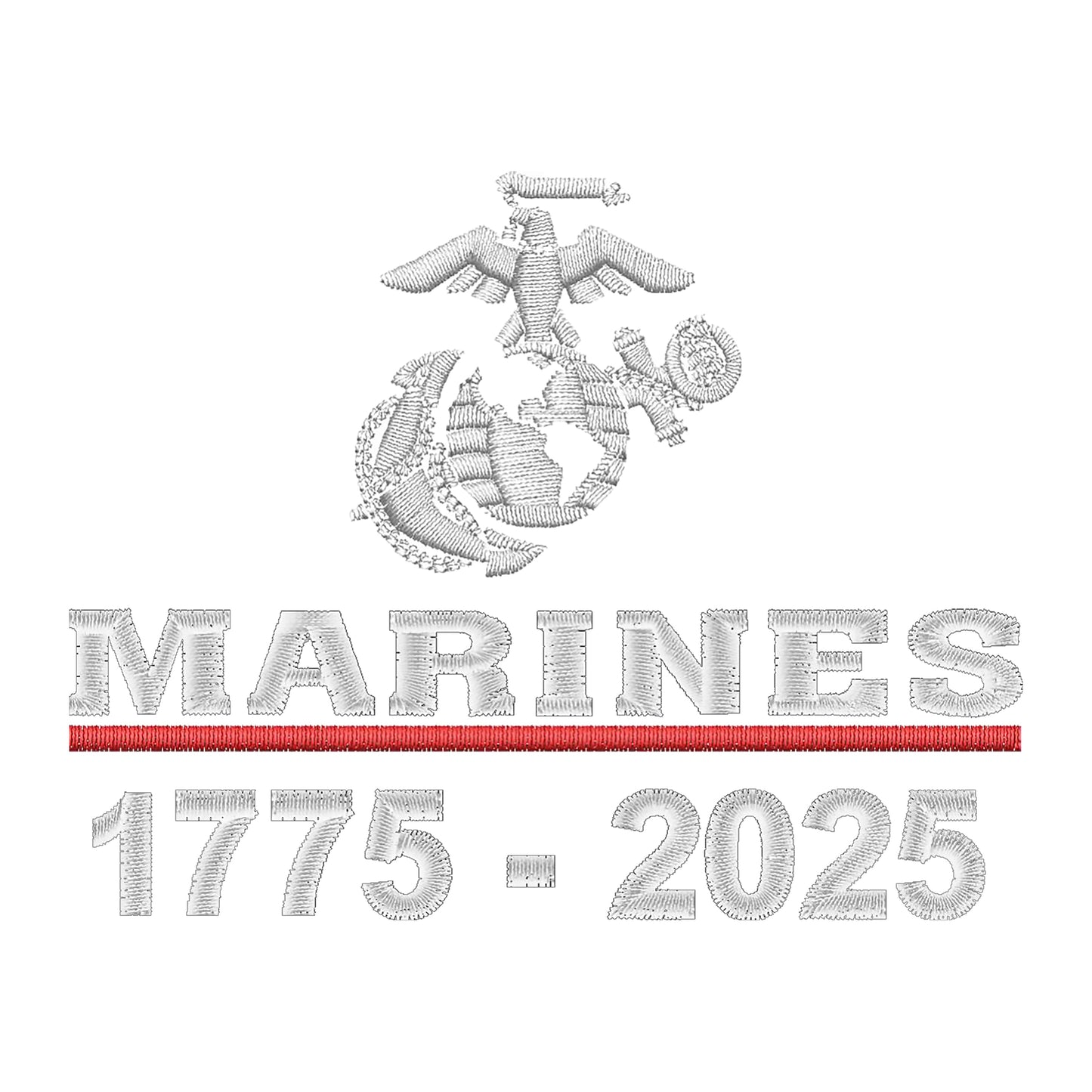 Marines 250 Years Embroidered Navy Hat