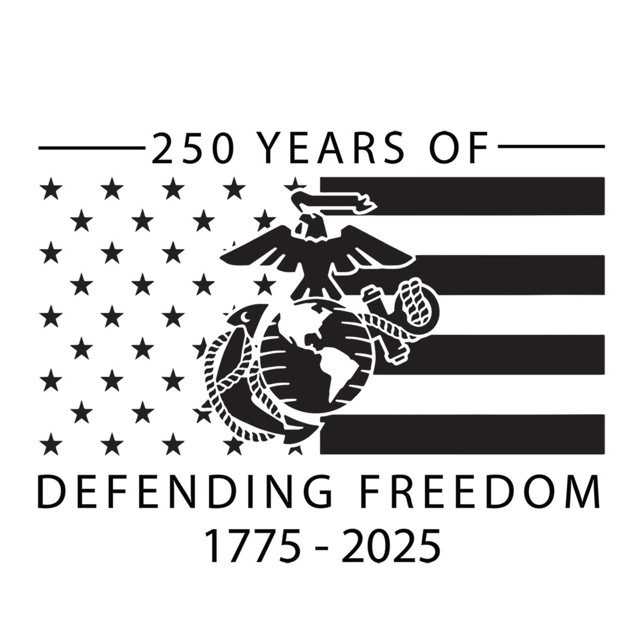 250 Years of Defending Freedom 2-Sided Hoodie