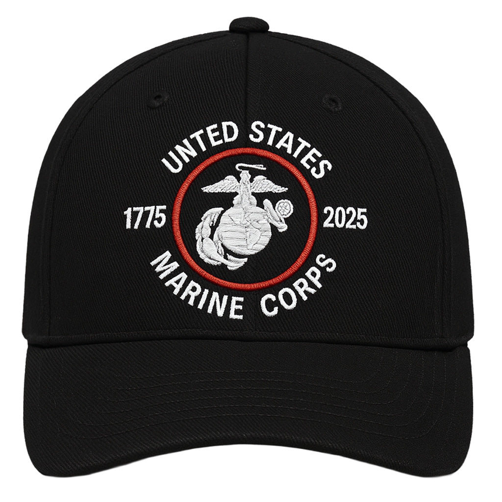 Marines 250 Years Embroidered Hat