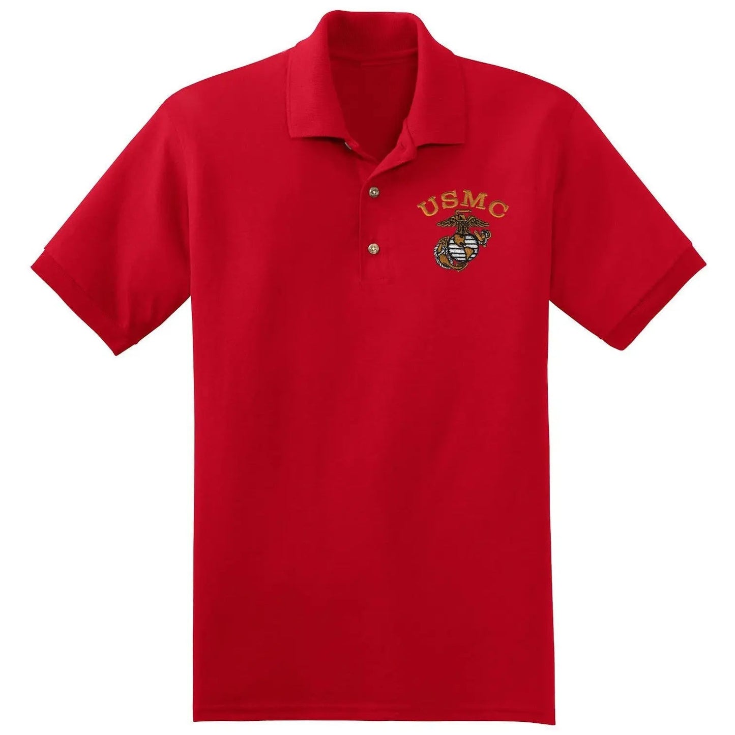 Tonal USMC EGA Embroidered Polo - Marine Corps Direct