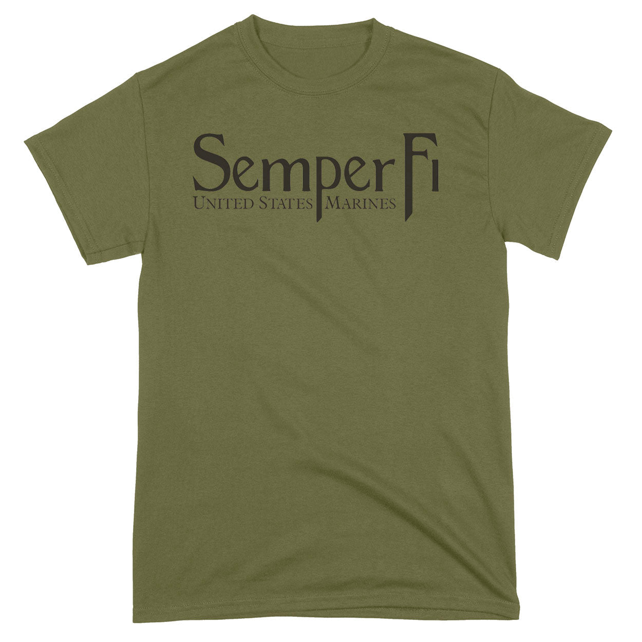 Military Green Semper Fi Tee