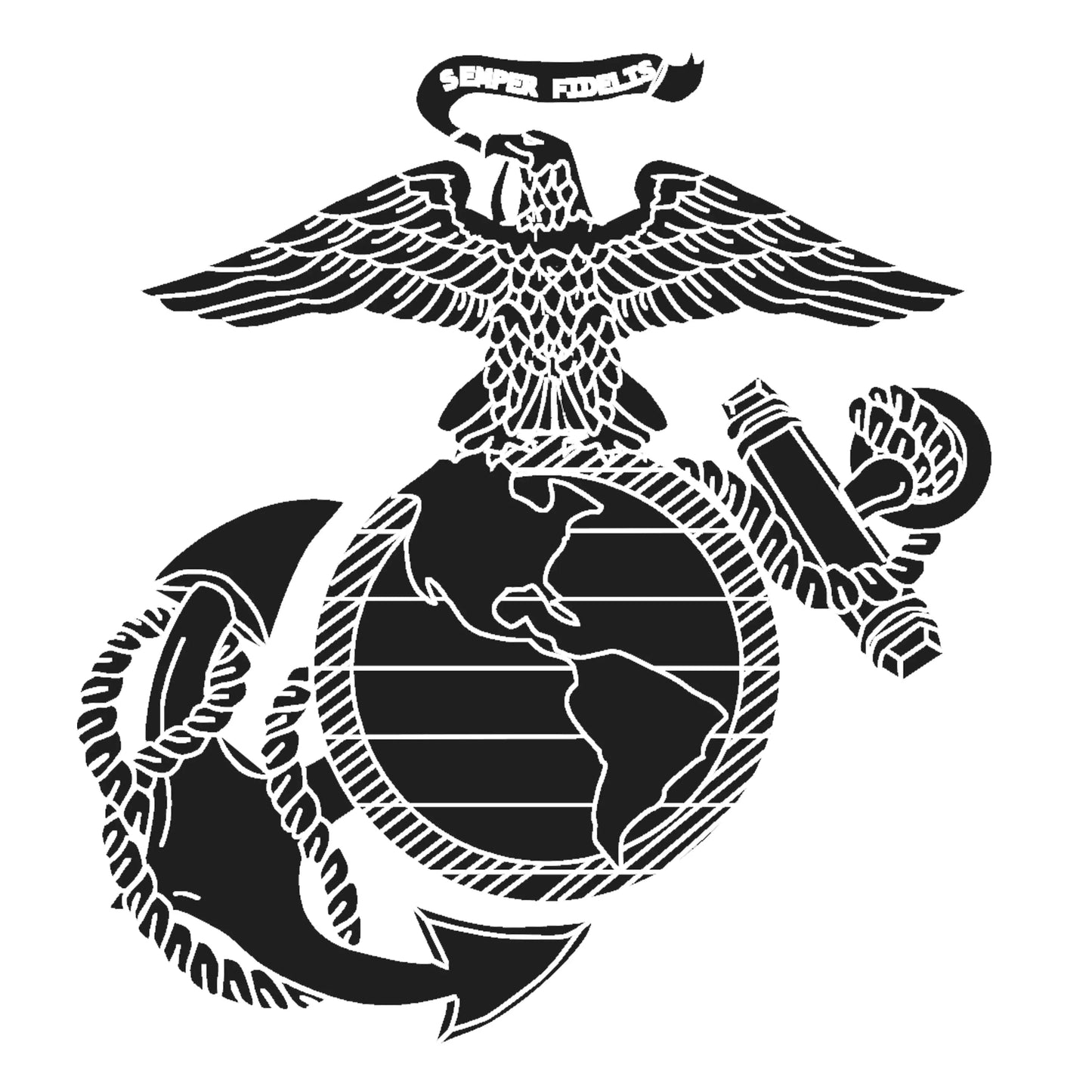 Marine Large Seal 2-Sided Full Zip Hoodie