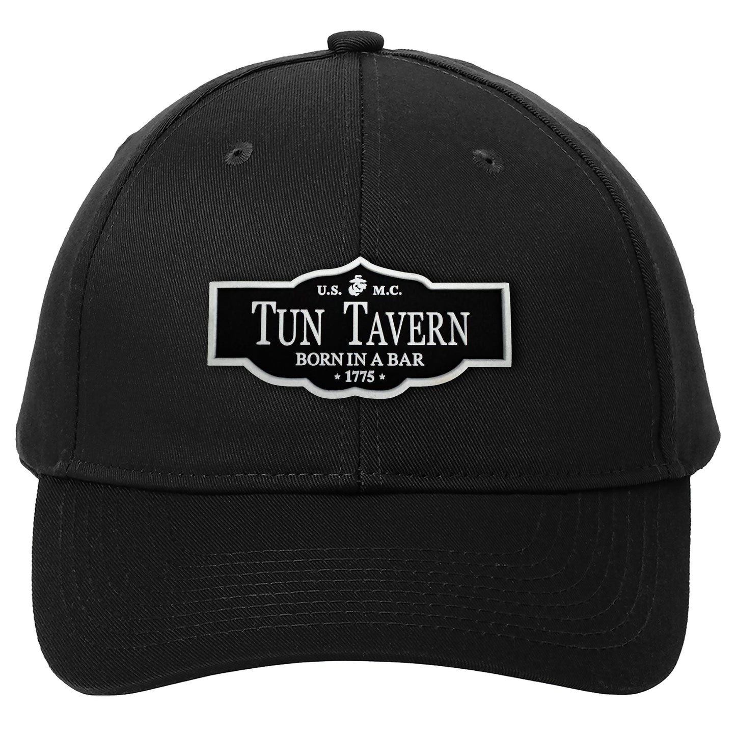 3D Rubber Tun Tavern Patch Black Hat