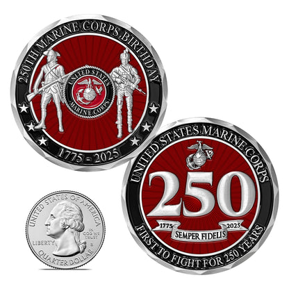 USMC 250th Birthday Coin