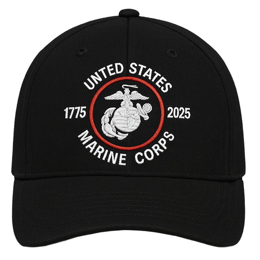 Marines 250 Years Embroidered Hat