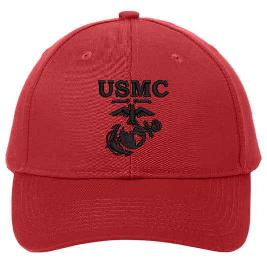 Marines Old School Heritage EGA Red Hat