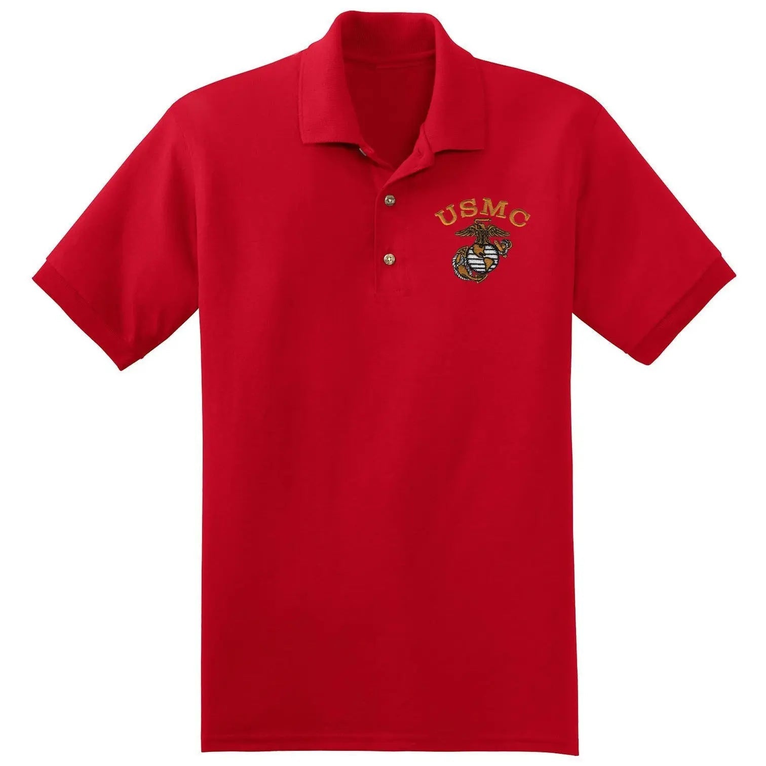 Tonal USMC EGA Embroidered Polo - Marine Corps Direct