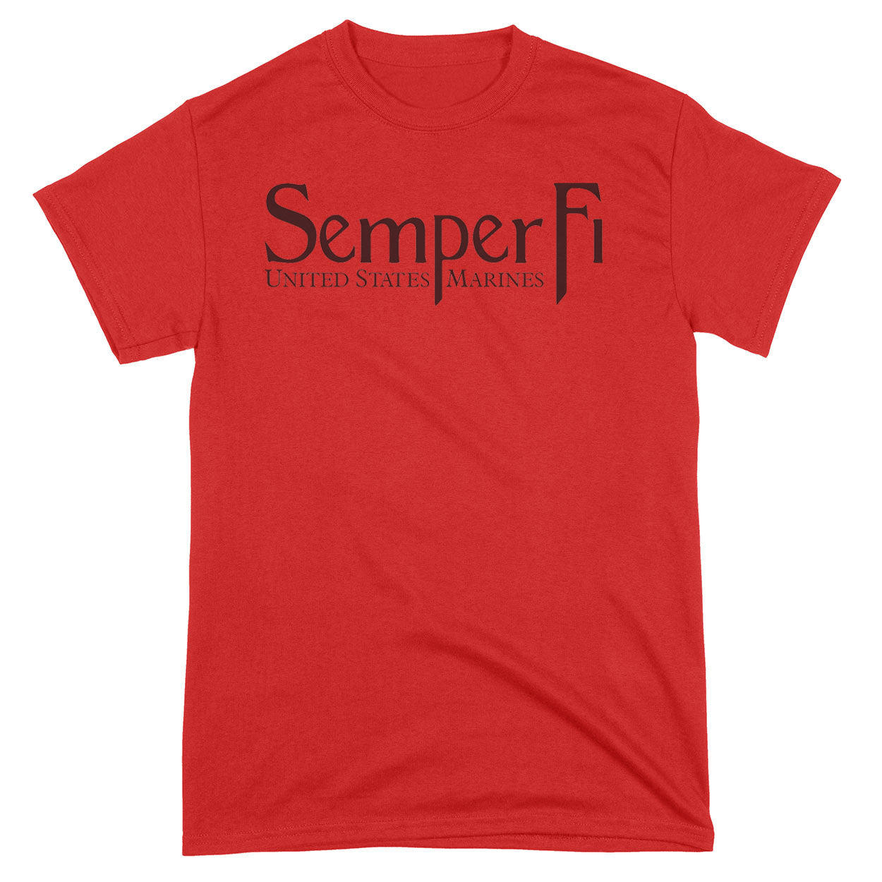 Closeout Red Semper Fi Tee