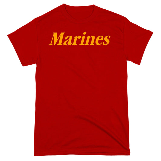 Closeout Red Gold Classic Marines Tee