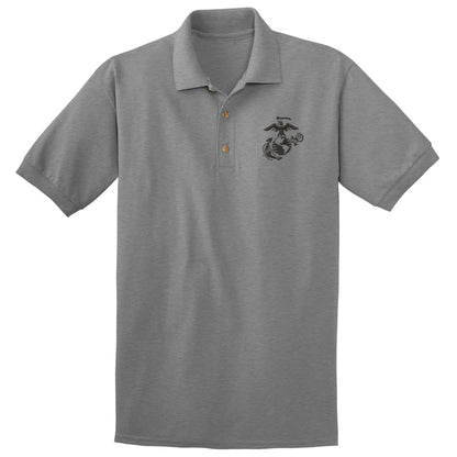 Marines EGA Embroidered Polo